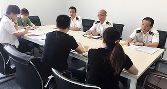 廈門高崎海關(guān)吳江云副關(guān)長帶隊一行人蒞臨我司指導